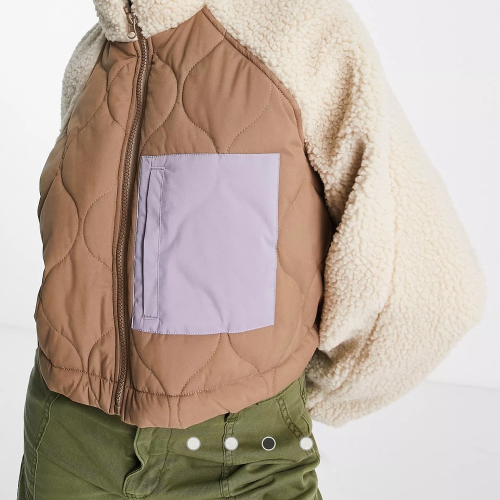 Asos fur jacket size 6